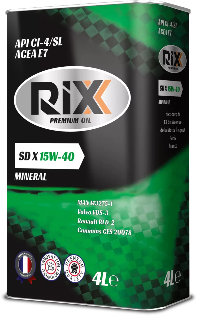 RIXX MD X 10W-40 API CI-4/SL ACEA E7