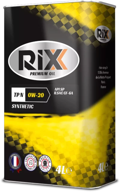 RIXX SAE 0W-20 API SP-RC ILSAC GF-6A