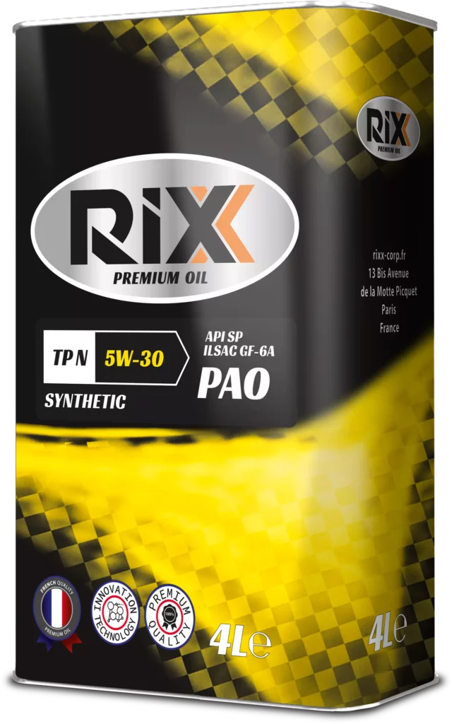 RIXX SAE 5W-30 API SP-RC ILSAC GF-6A